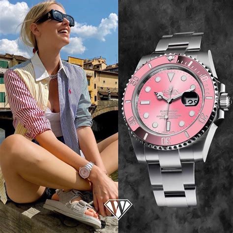 chiara ferragni rolex rosa|Rolex di Topolino: L'incredibile orologio indossato da Chiara .